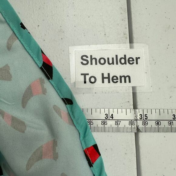 Mad Chuck Mens Button Up Shirt Size XXL Fishing Performance Outdoors Vented Teal - Picture 7 of 8